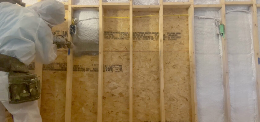 why choose spray foam insulation applying spray foam insulation